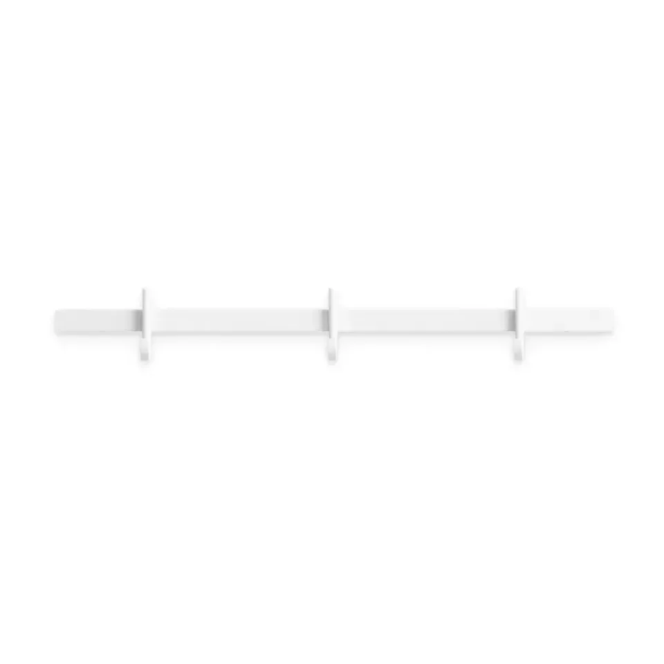 Outlet Relief Perchero con pomos small 41 cm, Blanco
