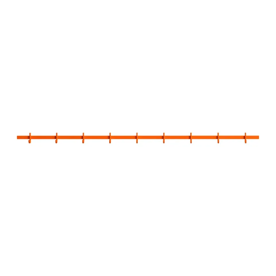 Discount Relief Perchero con pomos large 123 cm, Naranja
