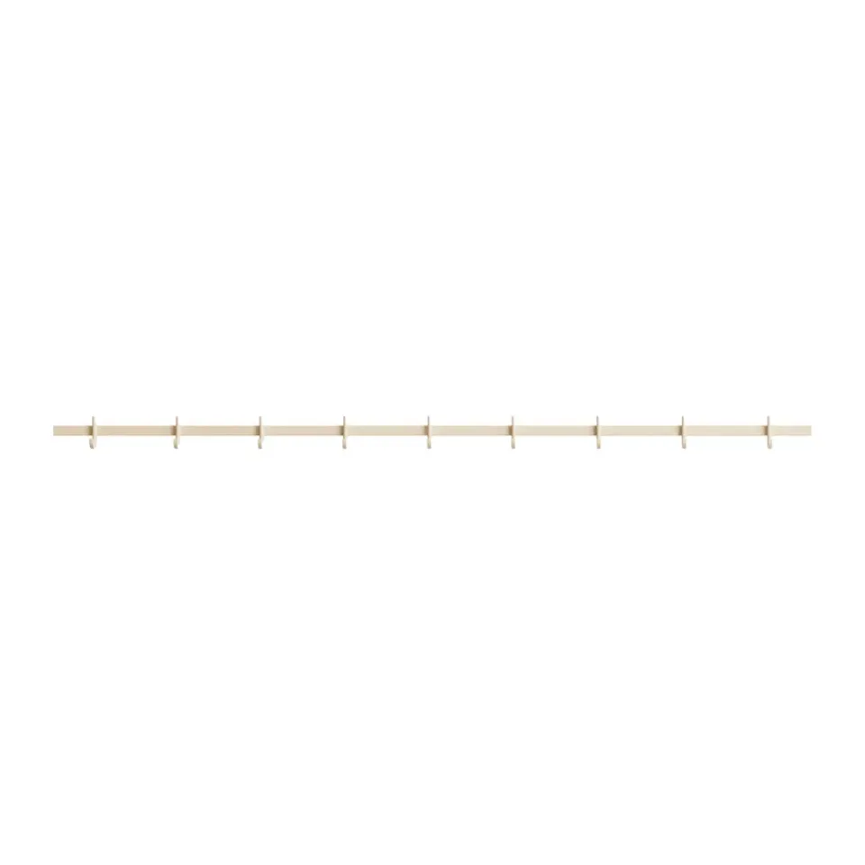 New Relief Perchero con pomos large 123 cm, Fresno Beige