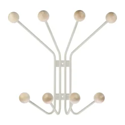 Online Maze Perchero de pared Bill S, Greige Gris