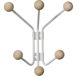 Hot Maze Perchero de pared Bill XS, Blanco