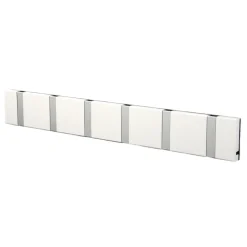 Hot LoCa Perchero de pared Knax 60 cm, blanco-gris GrisBlanco