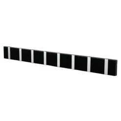 Clearance LoCa Perchero de pared Knax 80 cm, negro-gris GrisNegro