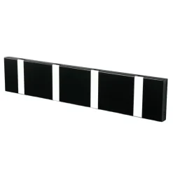 New LoCa Perchero de pared Knax 40 cm, negro-gris GrisNegro