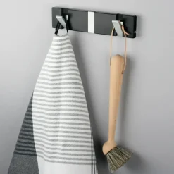 Sale LoCa Perchero de pared Knax 20 cm, Negro