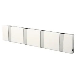 Online LoCa Perchero de pared Knax 40 cm, blanco-gris GrisBlanco