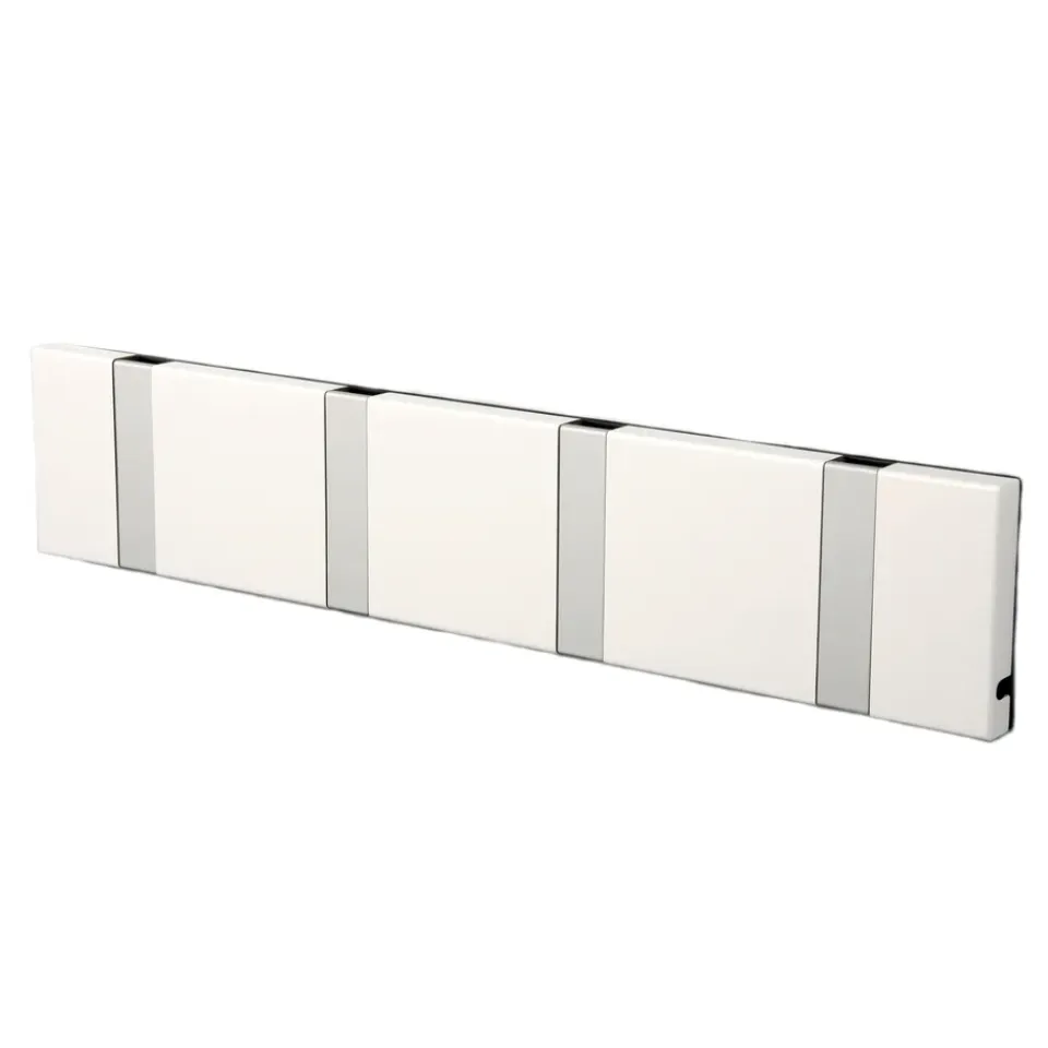 Online LoCa Perchero de pared Knax 40 cm, blanco-gris GrisBlanco