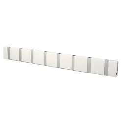 New LoCa Perchero de pared Knax 80 cm, blanco-gris GrisBlanco
