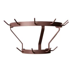 Best Massproductions Perchero de pared Marcel, Wine red Rojo