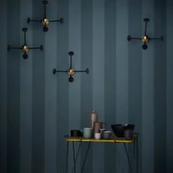 Online GUBI Perchero de pared Matégot, -latón Negro