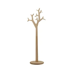 Swedese Perchero de suelo Tree, Roble lacado transparente Beige