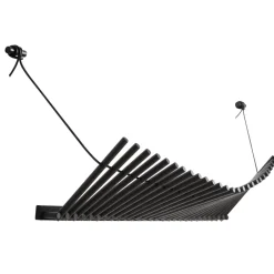 Clearance Woud Perchero Knaegt, roble pintado de Negro