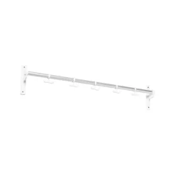 Outlet Essem Design Perchero Nostalgi, Aluminio, base blanca Plateado
