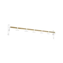 Outlet Essem Design Perchero Nostalgi, Latón, base blanca Color dorado