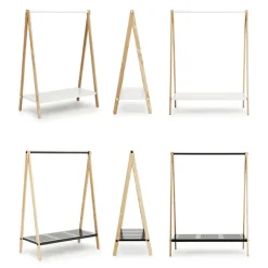 Sale Normann Copenhagen Perchero para ropa Toj, White, base de fresno Blanco