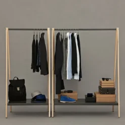 Sale Normann Copenhagen Perchero para ropa Toj, White, base de fresno Blanco