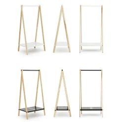 Sale Normann Copenhagen Perchero para ropa Toj, White, base de fresno Blanco
