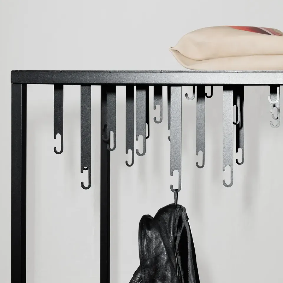 Clearance Design House Stockholm Perechero Atelje, Negro