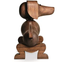 Clearance Kay Bojesen Denmark Perro de madera 18,5 cm, nogal Marrón