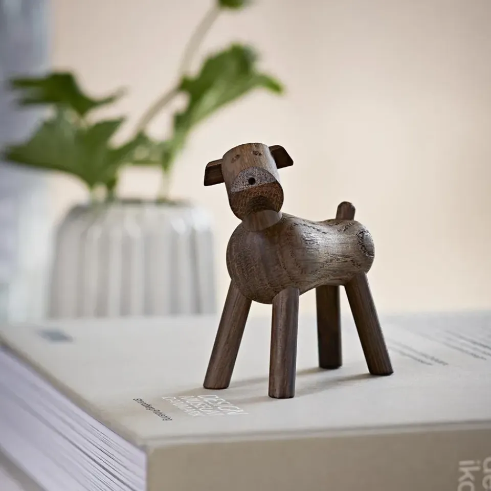 Online Kay Bojesen Denmark Perro Tim de madera, roble oscurecido Marrón