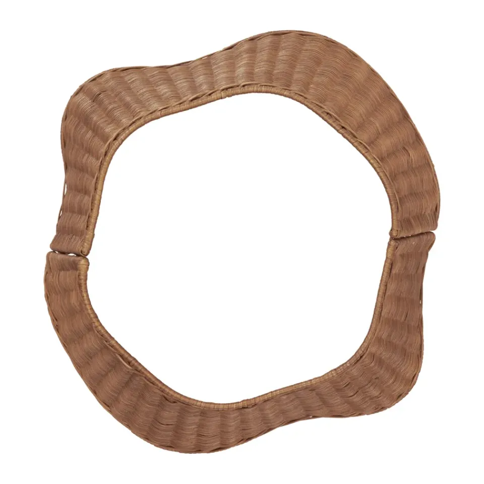 Clearance Ferm Living Pie de árbol Drape braided tree skirt, Natural Marrón
