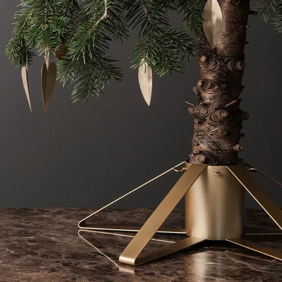 Clearance Ferm Living Pie para árbol de Navidad , latón Color dorado