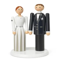 Discount Kay Bojesen Denmark Plataforma para pareja de novios Kay Bojesen, Blanco