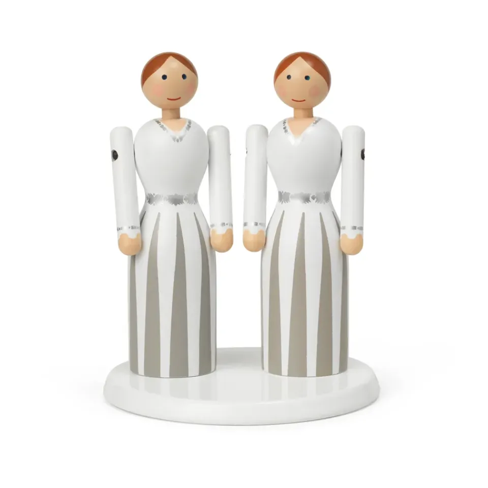 Discount Kay Bojesen Denmark Plataforma para pareja de novios Kay Bojesen, Blanco
