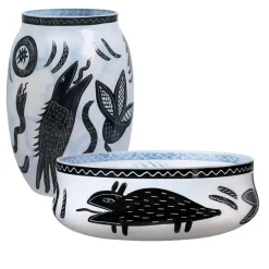 Sale Kosta Boda Plato Caramba, Blanco