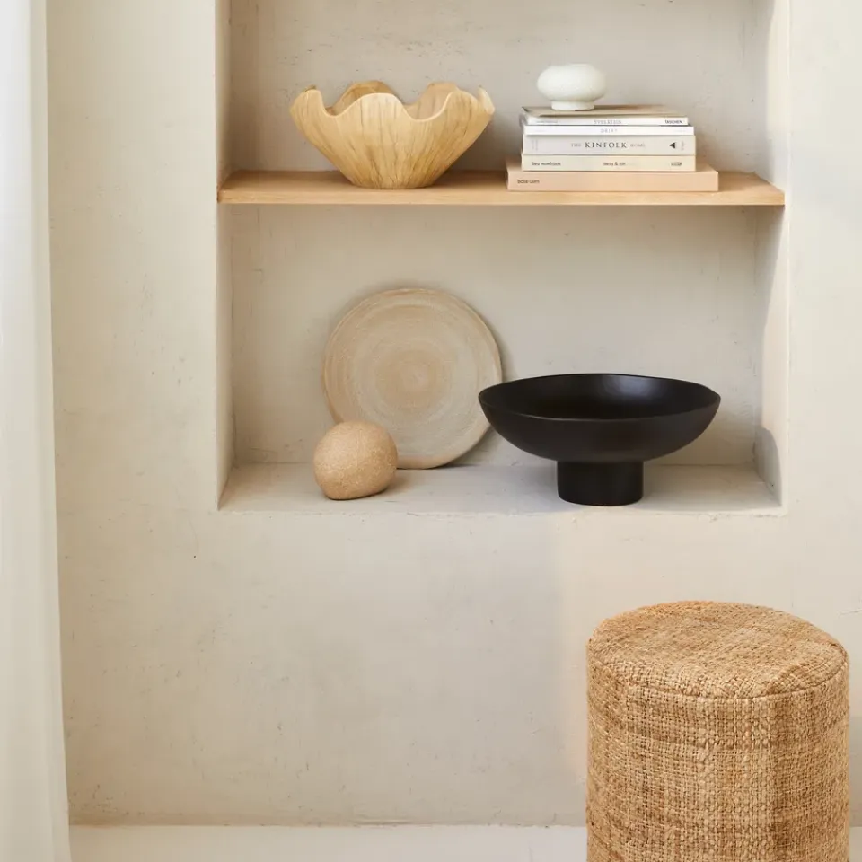 Discount URBAN NATURE CULTURE Plato decorativo Shibui Ø32 cm, Fog Beige