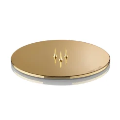 Outlet Ester & erik Plato para vela Ø12 cm brillante, Dorado Color dorado