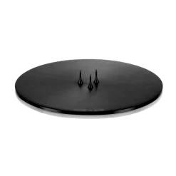 Discount Ester & erik Plato para vela Ø12 cm mate, Negro