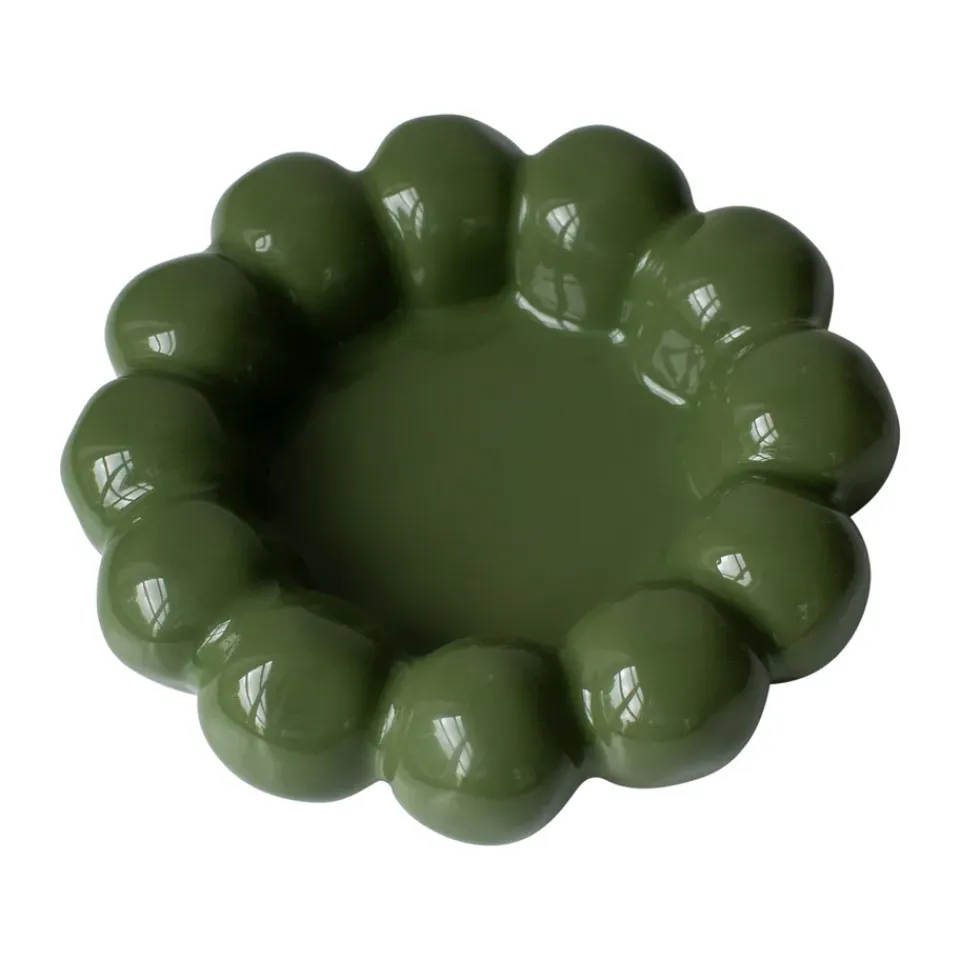 Best DBKD Plato Portavelas Bright Ø17 cm, brillante Verde