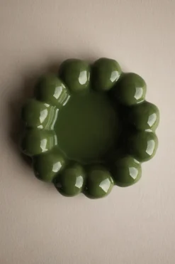 Best DBKD Plato Portavelas Bright Ø17 cm, brillante Verde