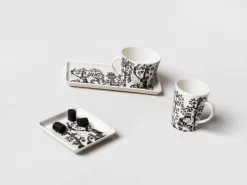 Outlet Iittala Plato Taika 12x24 cm, Negro Blanco
