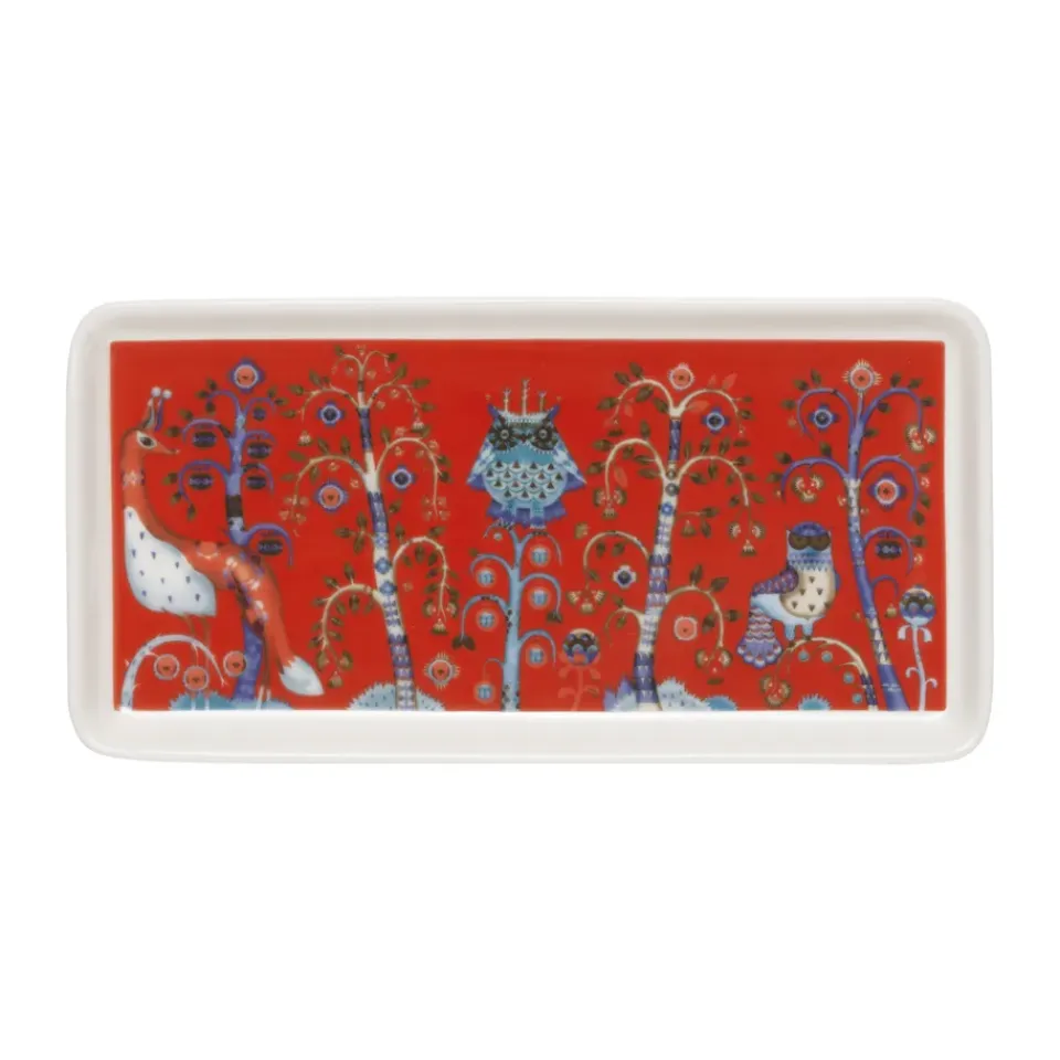 Hot Iittala Plato Taika 12x24 cm, Rojo