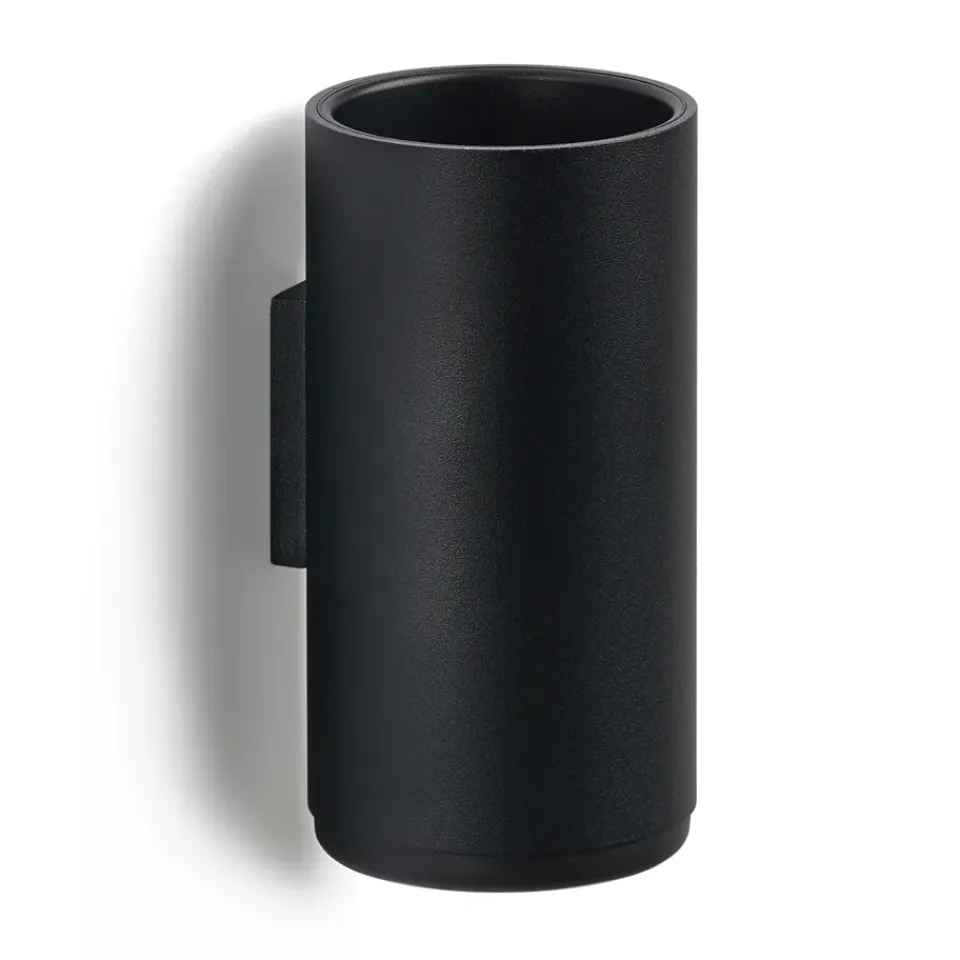 Best Zone Denmark Portacepillos de dientes de pared RIM 13,6 cm, Black Negro