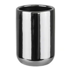 New Mette Ditmer Portacepillos de dientes Lotus, Chrome Plateado