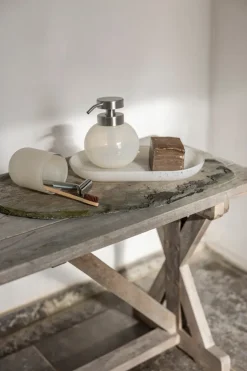 Sale Mette Ditmer Portacepillos Opal, Lino Blanco
