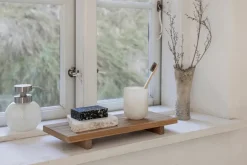 Sale Mette Ditmer Portacepillos Opal, Lino Blanco