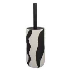 Hot Mette Ditmer Portaescobillas baño Icon, Off-white BlancoNegro