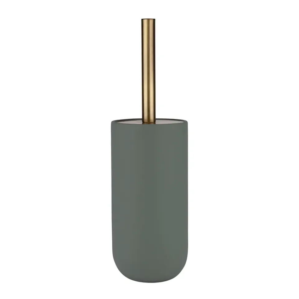 Sale Mette Ditmer Portaescobillas baño Lotus, frost green VerdeColor dorado