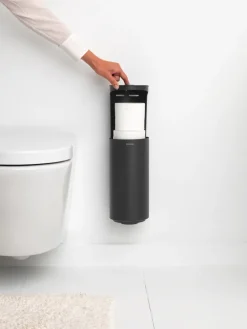 Sale Brabantia Portarrollos de papel higiénico MindSet, Mineral Infinite Grey Gris