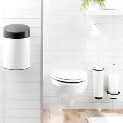 Clearance Brabantia Portarrollos para papel higiénico Profile, pure white ( crudo) Blanco