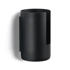 Outlet Zone Denmark Portarrollos para papel higiénico de pared RIM 31 cm, Black Negro