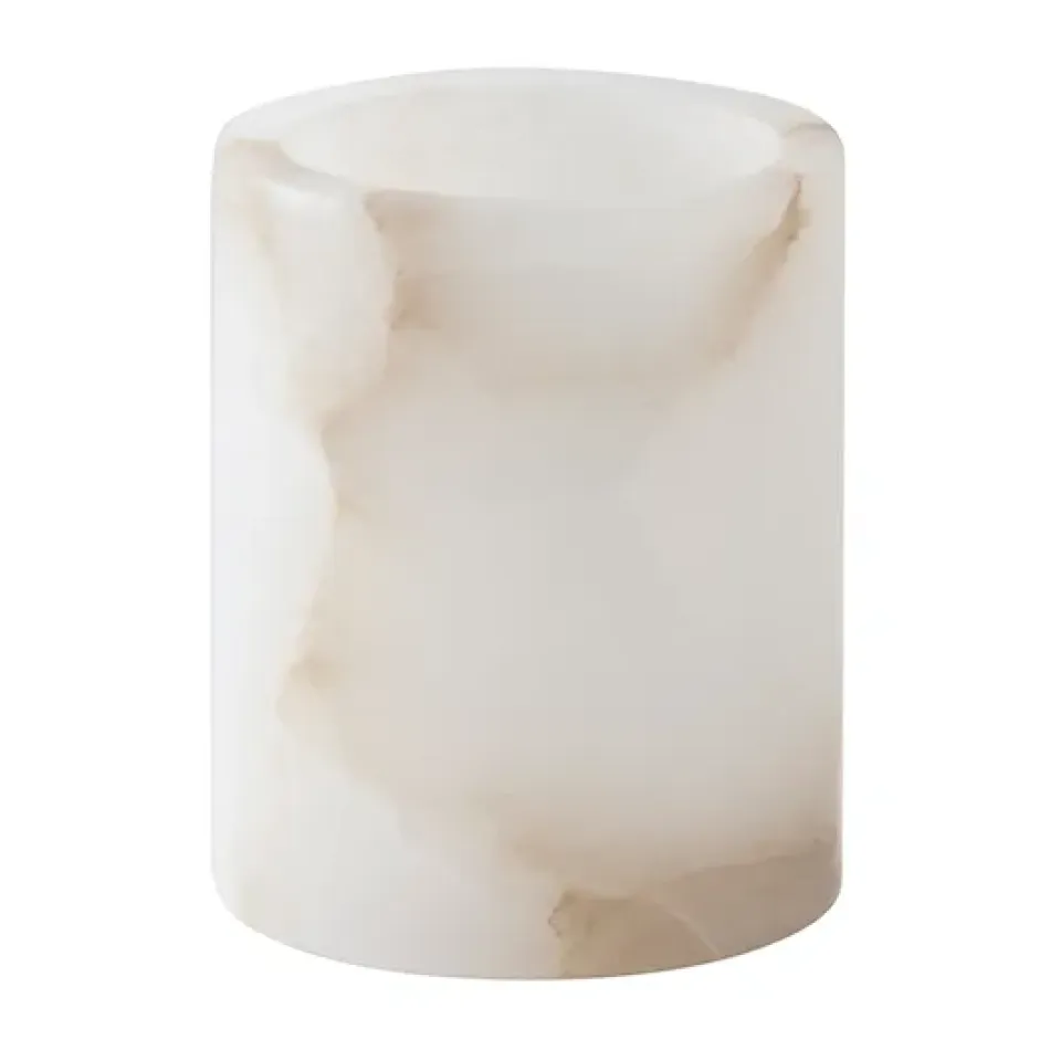 Discount Tell Me More Portavelas Alabaster, Blanco-beige, XS 7,5 cm BlancoBeige