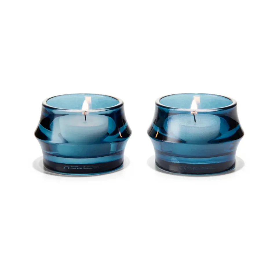 Hot Holmegaard Portavelas Arc 5 cm 2-pack, oscuro Azul
