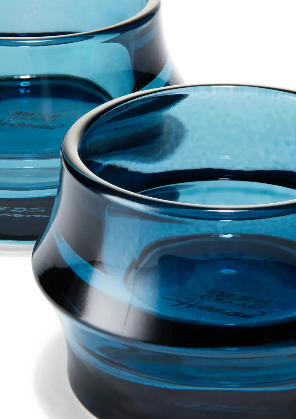 Hot Holmegaard Portavelas Arc 5 cm 2-pack, oscuro Azul