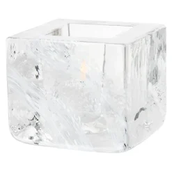 Kosta Boda Portavelas Brick, Blanco