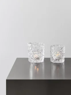 New Orrefors Portavelas Carat , 9,2 cm Transparente
